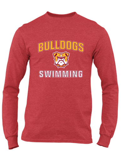 Highland Bulldogs Swimming Men's Premium LS T-Shirt