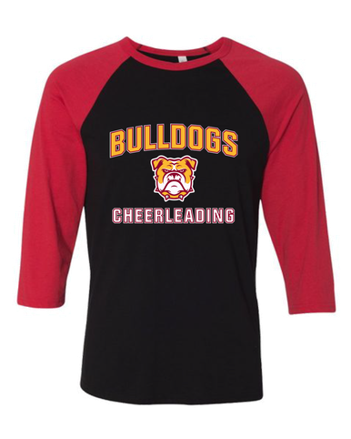 Highland Bulldogs Cheerleading Women's Baseball T-Shirt