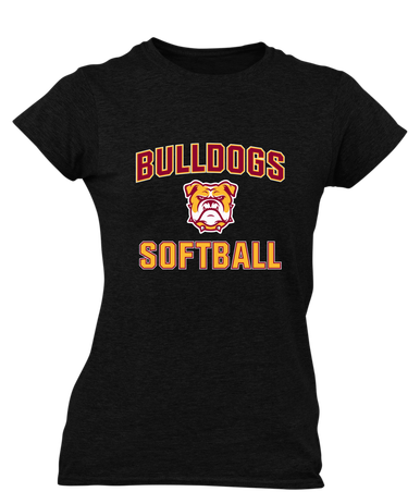 Highland Bulldogs Softball #1 Women's SS T-Shirt