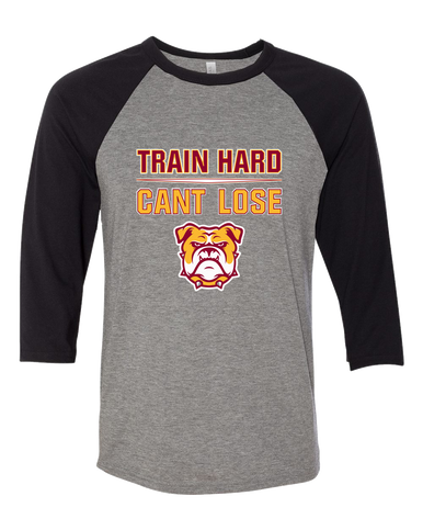 Highland Bulldogs Train Hard, Can't Lose Women's Baseball T-Shirt