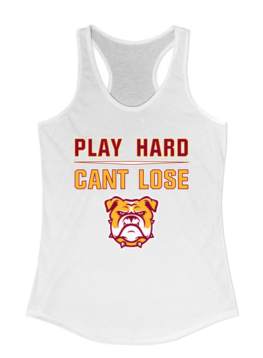 Highland Bulldogs Play Hard, Can't Lose Women's Tank Top