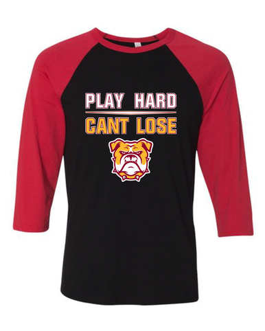 Highland Bulldogs Play Hard, Can't Lose Men's Baseball T-Shirt