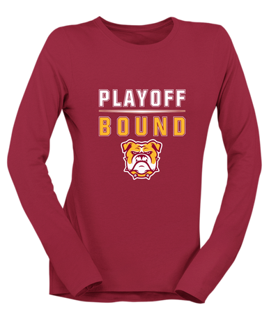 Highland Bulldogs Playoff Bound Women's Premium LS T-Shirt