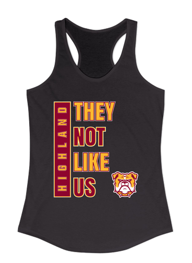 Highland Bulldogs They Not Like Us #1 Women's Tank Top