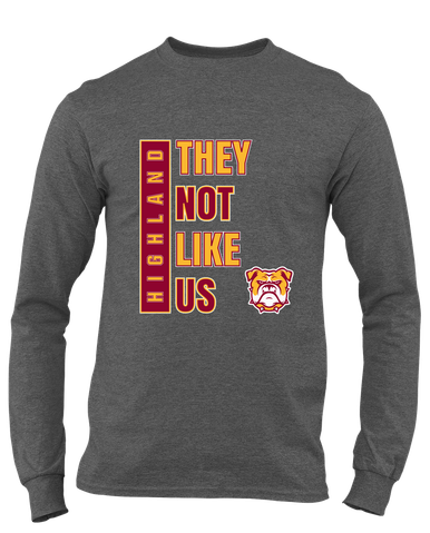 Highland Bulldogs They Not Like Us #1 Men's Premium LS T-Shirt