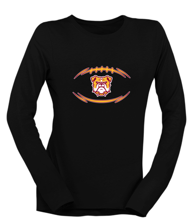 Highland Bulldogs Football #3 Women's LS T-Shirt