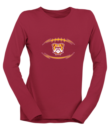 Highland Bulldogs Football #3 Women's Premium LS T-Shirt