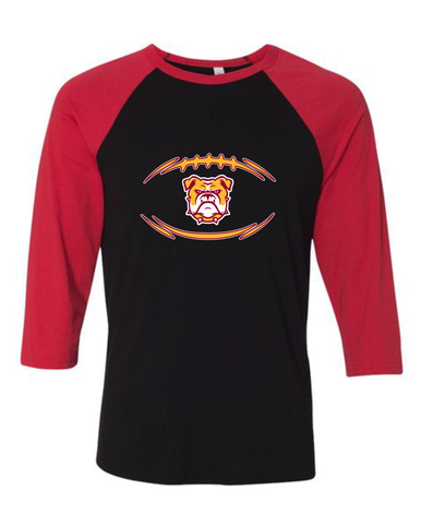 Highland Bulldogs Football #3 Women's Baseball T-Shirt