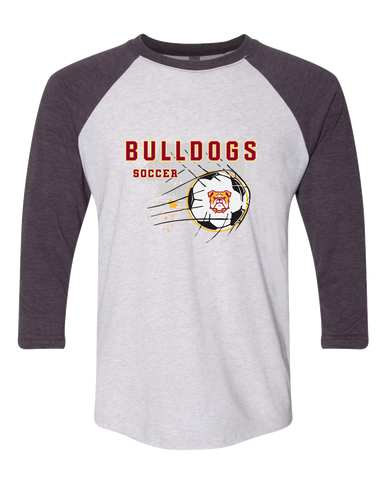 Highland Bulldogs Soccer #2 Women's Baseball T-Shirt