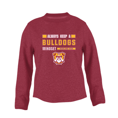 Highland Bulldogs Mindset Women's Sweatshirt