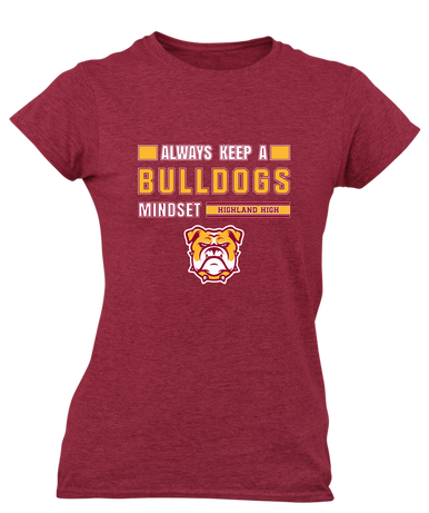 Highland Bulldogs Mindset Women's Premium SS T-Shirt
