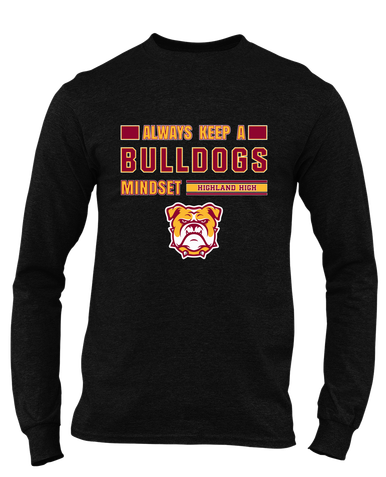 Highland Bulldogs Mindset Men's LS T-Shirt