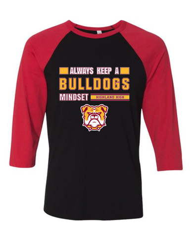 Highland Bulldogs Mindset Men's Baseball T-Shirt