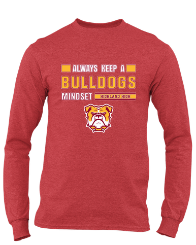 Highland Bulldogs Mindset Men's Premium LS T-Shirt