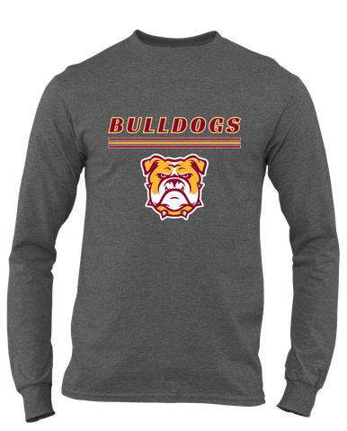 Highland Bulldogs Mascot #8 Men's LS T-Shirt