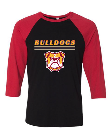 Highland Bulldogs Mascot #8 Women's Baseball T-Shirt
