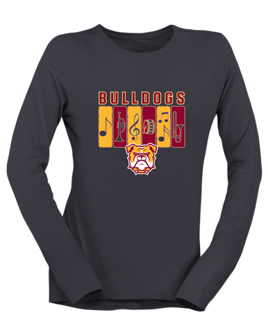 Highland Bulldogs Band # 2 Women's LS T-Shirt