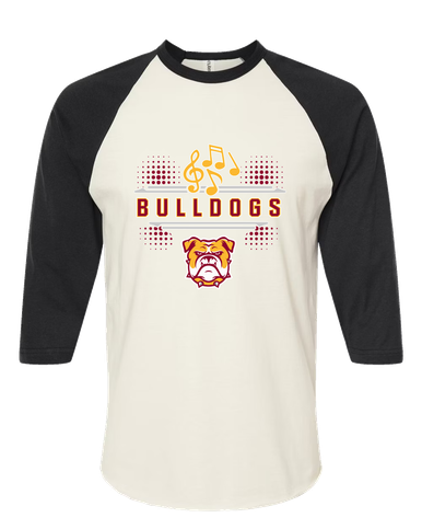 Highland Bulldogs Band # 3 Women's Baseball T-Shirt