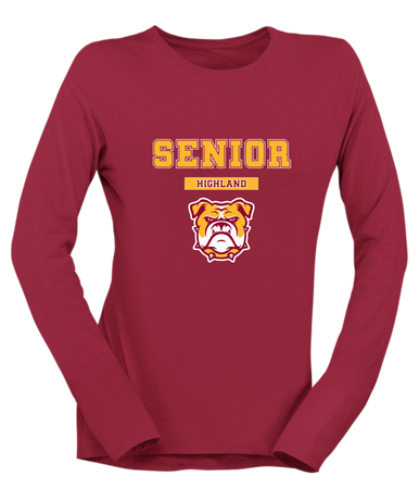Highland Bulldogs Senior #2 Women's Premium LS T-Shirt