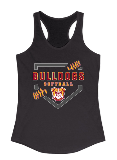 Highland Bulldogs Softball #2 Women's Tank Top