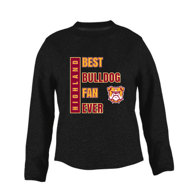 Highland Bulldogs Best Bulldog Fan Women's Sweatshirt