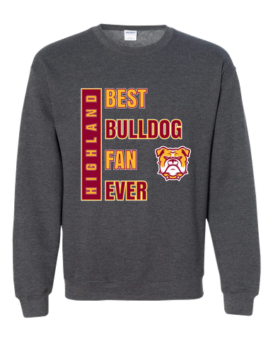 Highland Bulldogs Best Bulldog Fan Men's Sweatshirt