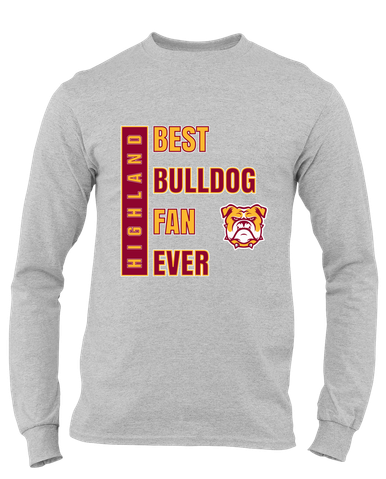 Highland Bulldogs Best Bulldog Fan Men's Premium LS T-Shirt