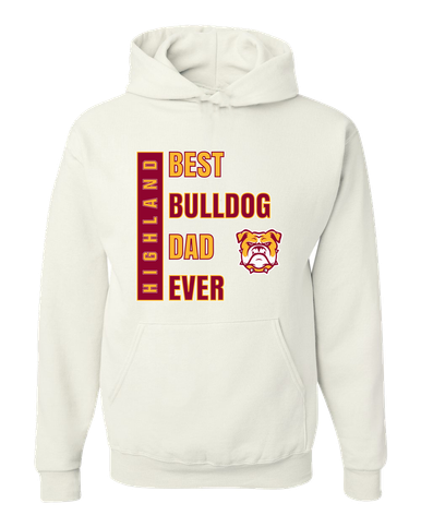 Highland Bulldogs Best Bulldog Dad Men's Premium Hoodie