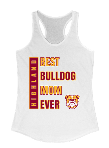 Highland Bulldogs Best Bulldog Mom Women's Tank Top