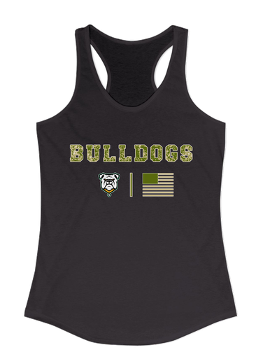 Suwannee Bulldogs Camo Flag Women's Tank Top