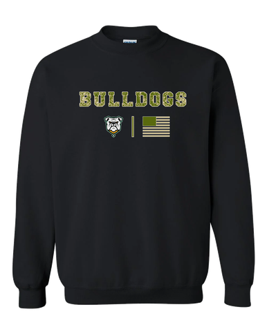 Suwannee Bulldogs Camo Flag Men's Sweatshirt