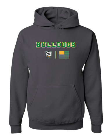 Suwannee Bulldogs Team Colors Flag Men's Premium Hoodie