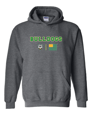 Suwannee Bulldogs Team Colors Flag Men's Hoodie