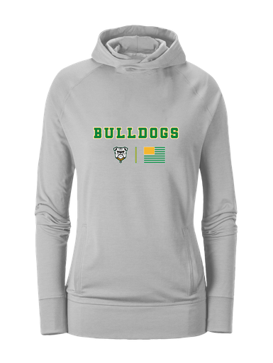 Suwannee Bulldogs Team Colors Flag Women's Hoodie