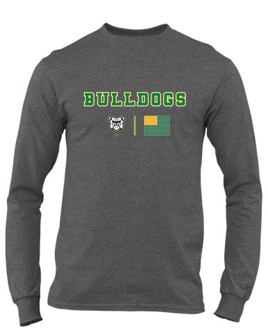 Suwannee Bulldogs Team Colors Flag Men's LS T-Shirt