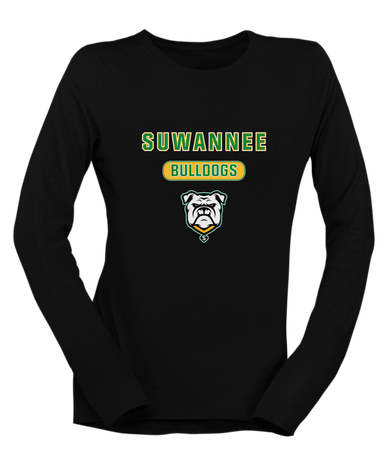 Suwannee Bulldogs Mascot #3 Women's LS T-Shirt