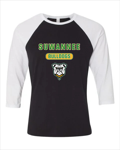 Suwannee Bulldogs Mascot #3 Men's Baseball T-Shirt