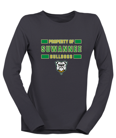 Suwannee Bulldogs Property Of Women's LS T-Shirt