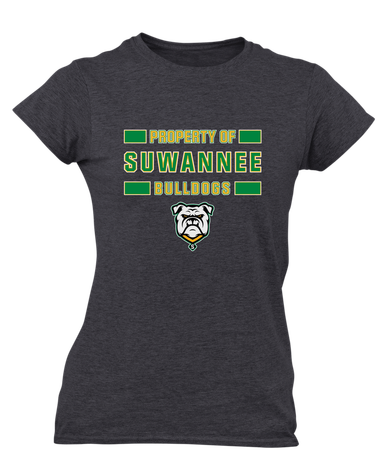 Suwannee Bulldogs Property Of Women's Premium SS T-Shirt