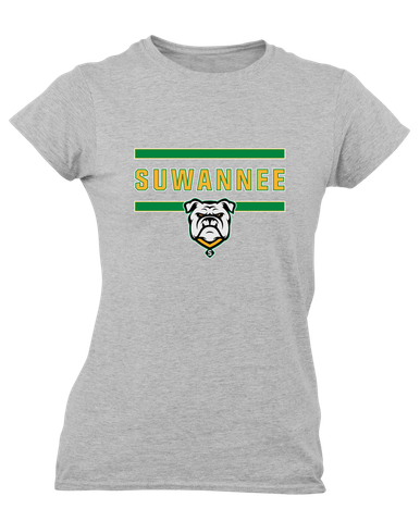 Suwannee Bulldogs Mascot #4 Women's SS T-Shirt