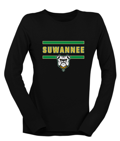 Suwannee Bulldogs Mascot #4 Women's Premium LS T-Shirt