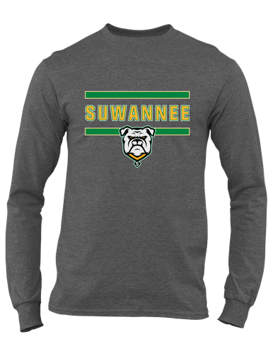 Suwannee Bulldogs Mascot #4 Men's LS T-Shirt