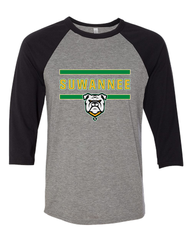 Suwannee Bulldogs Mascot #4 Men's Baseball T-Shirt