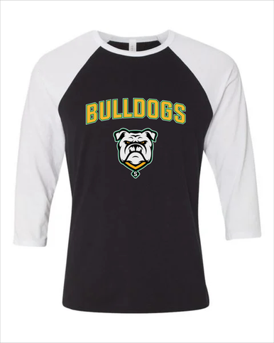 Suwannee Bulldogs Mascot #6 Women's Baseball T-Shirt