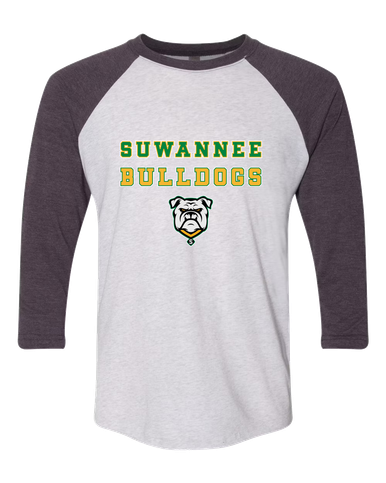 Suwannee Bulldogs Spirit Women's Baseball T-Shirt