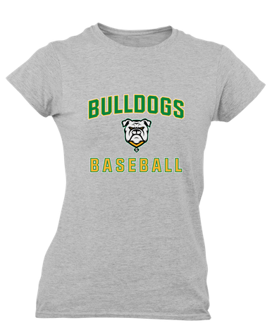 Suwannee Bulldogs Baseball #1 Women's Premium SS T-Shirt