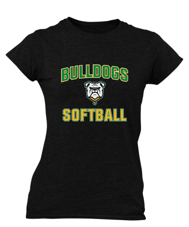 Suwannee Bulldogs Softball #1 Women's Premium SS T-Shirt