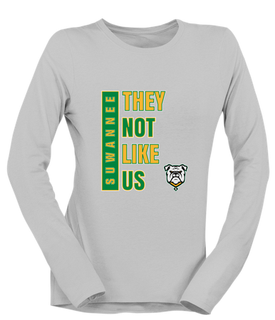 Suwannee Bulldogs They Not Like Us #1 Women's LS T-Shirt