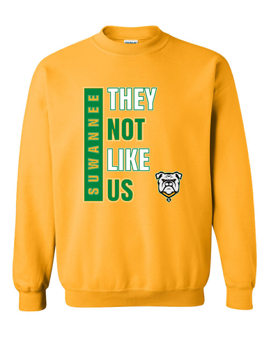 Suwannee Bulldogs They Not Like Us #1 Men's Sweatshirt
