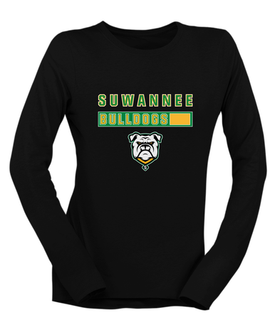Suwannee Bulldogs Mascot #7 Women's Premium LS T-Shirt